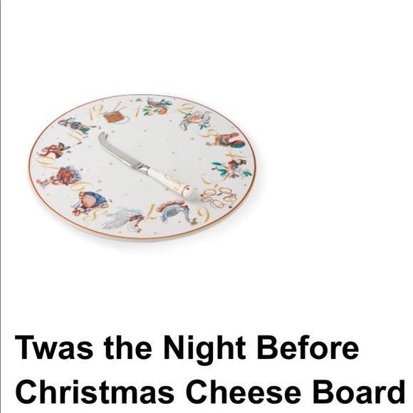 Williams Sonoma Other - Williams and Sonoma Twelve Days/Twas the Night Before Christmas Cheese Board